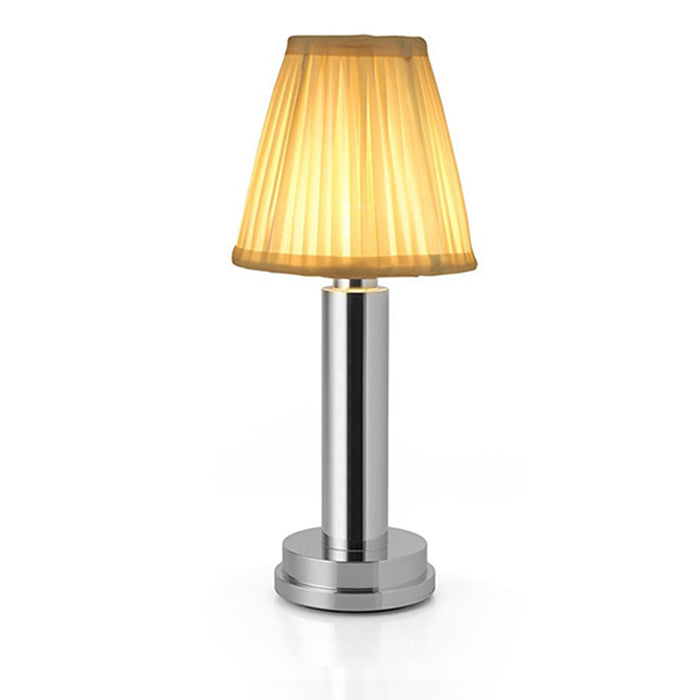 Rechargeable Fabric Shade Table Lamp with Touch Control