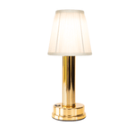 Rechargeable Fabric Shade Table Lamp with Touch Control