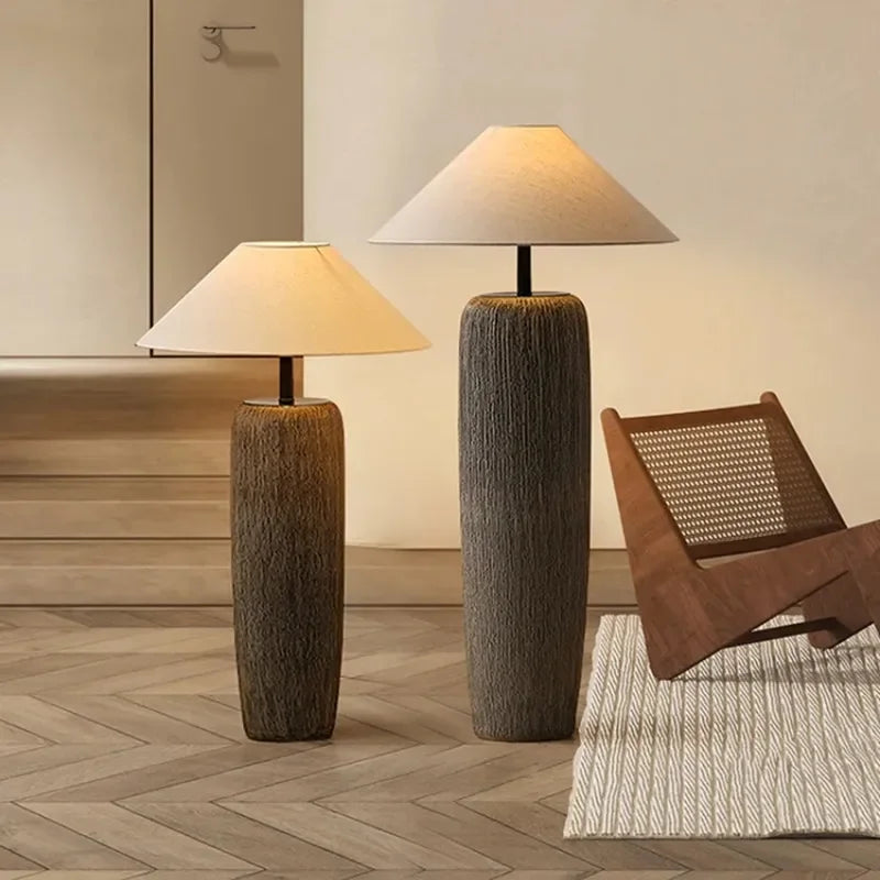 Ceramic Wabi-Sabi Floor Lamp
