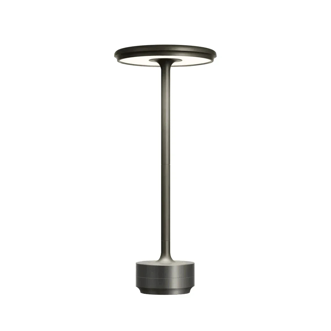 Cordless Adjustable Table Lamp, Dimmable Aluminum Wireless Light