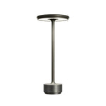 Cordless Adjustable Table Lamp, Dimmable Aluminum Wireless Light