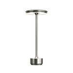 Cordless Adjustable Table Lamp, Dimmable Aluminum Wireless Light