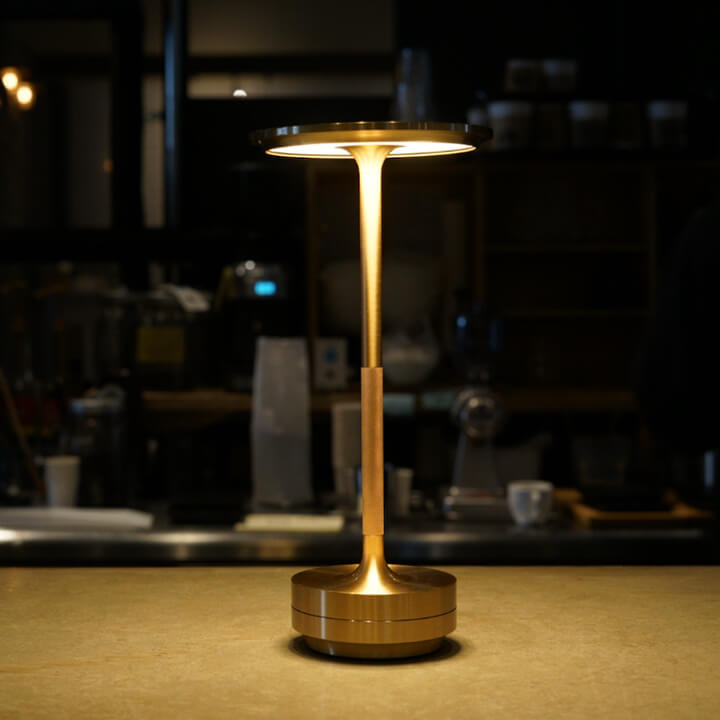 Cordless Aluminium LED Table Lamp with Touch Dimming