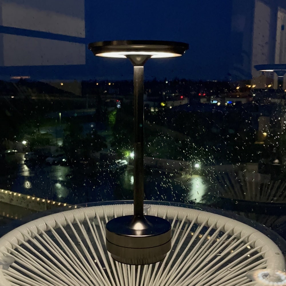 Cordless Aluminium LED Table Lamp with Touch Dimming