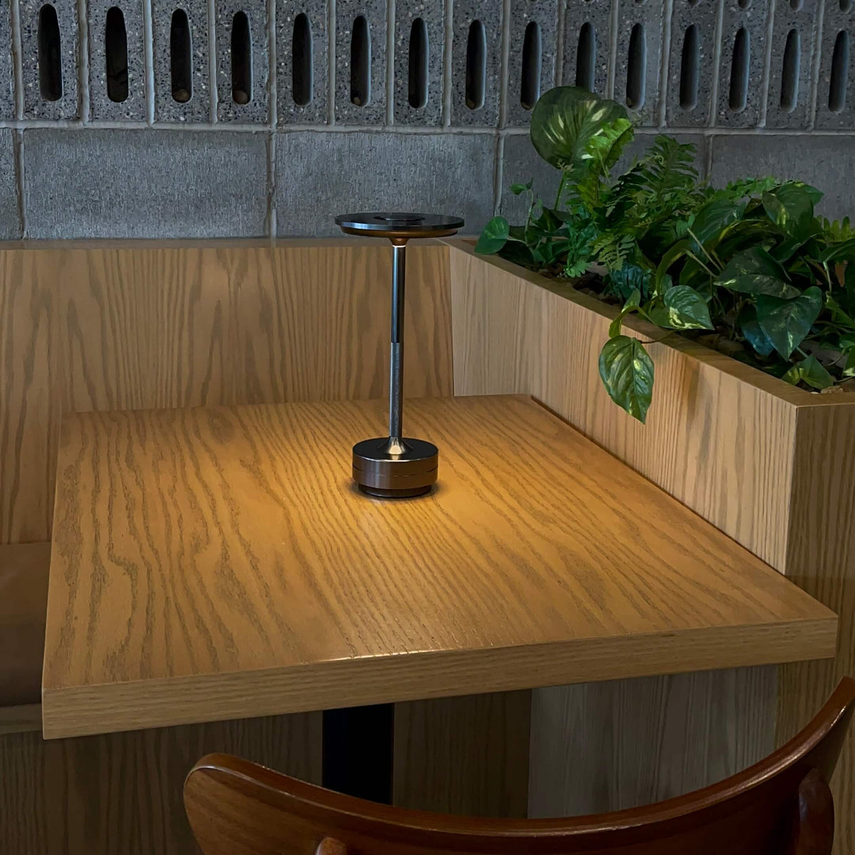 Cordless Aluminium LED Table Lamp with Touch Dimming
