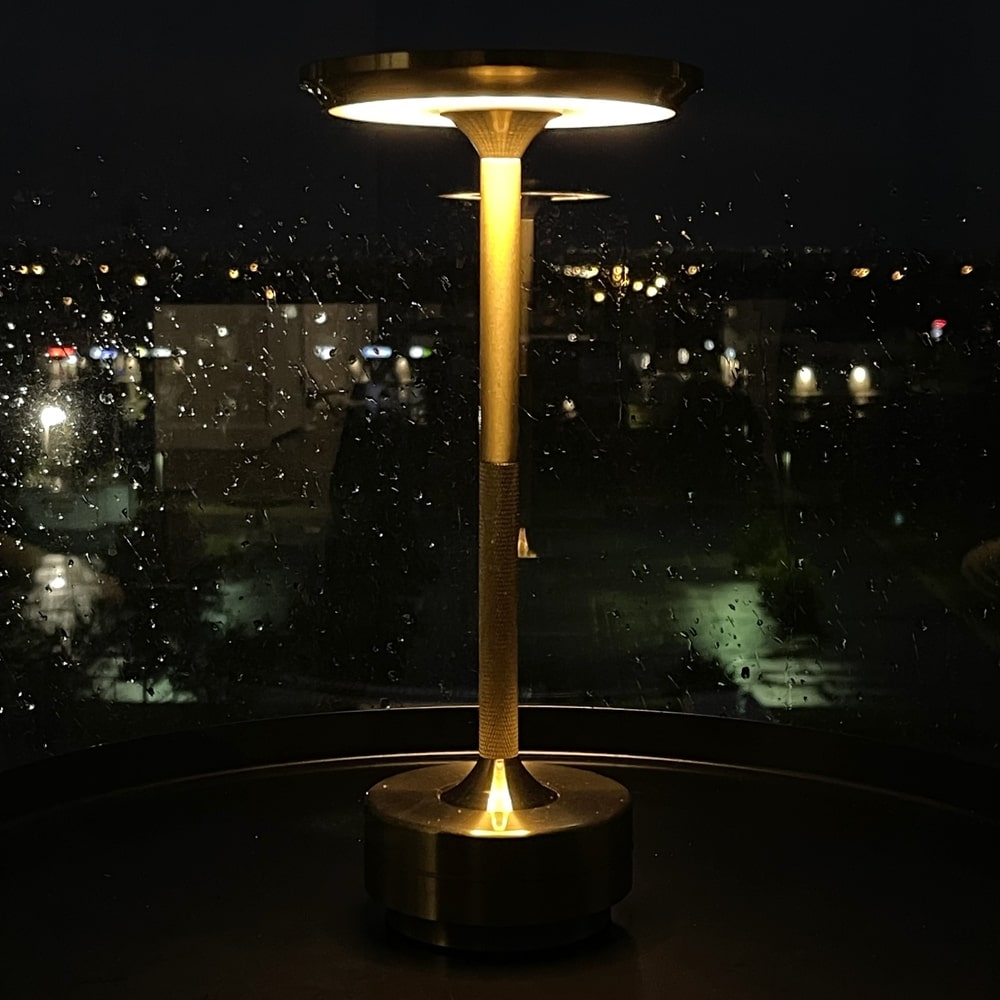 Cordless Aluminium LED Table Lamp with Touch Dimming