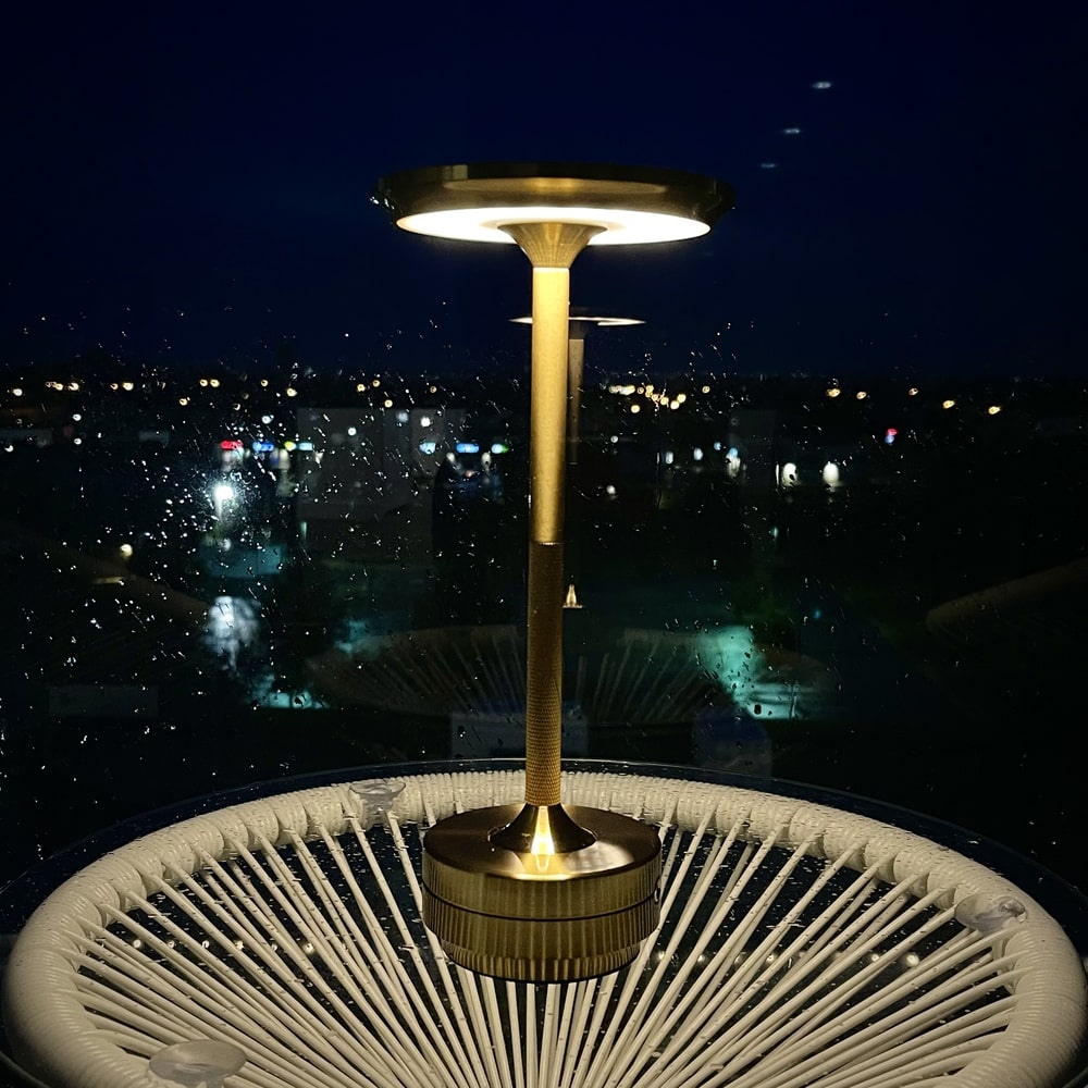 Cordless Aluminium LED Table Lamp with Touch Dimming