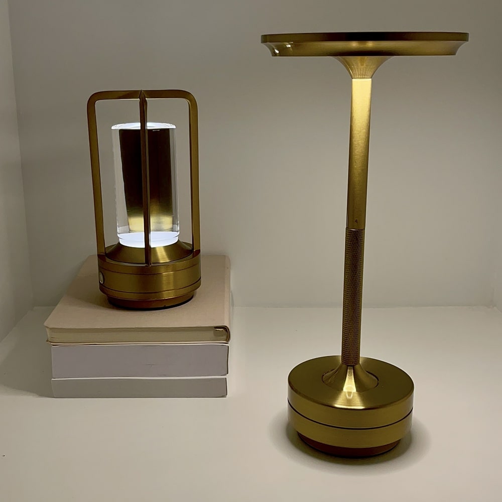 Cordless Aluminium LED Table Lamp with Touch Dimming