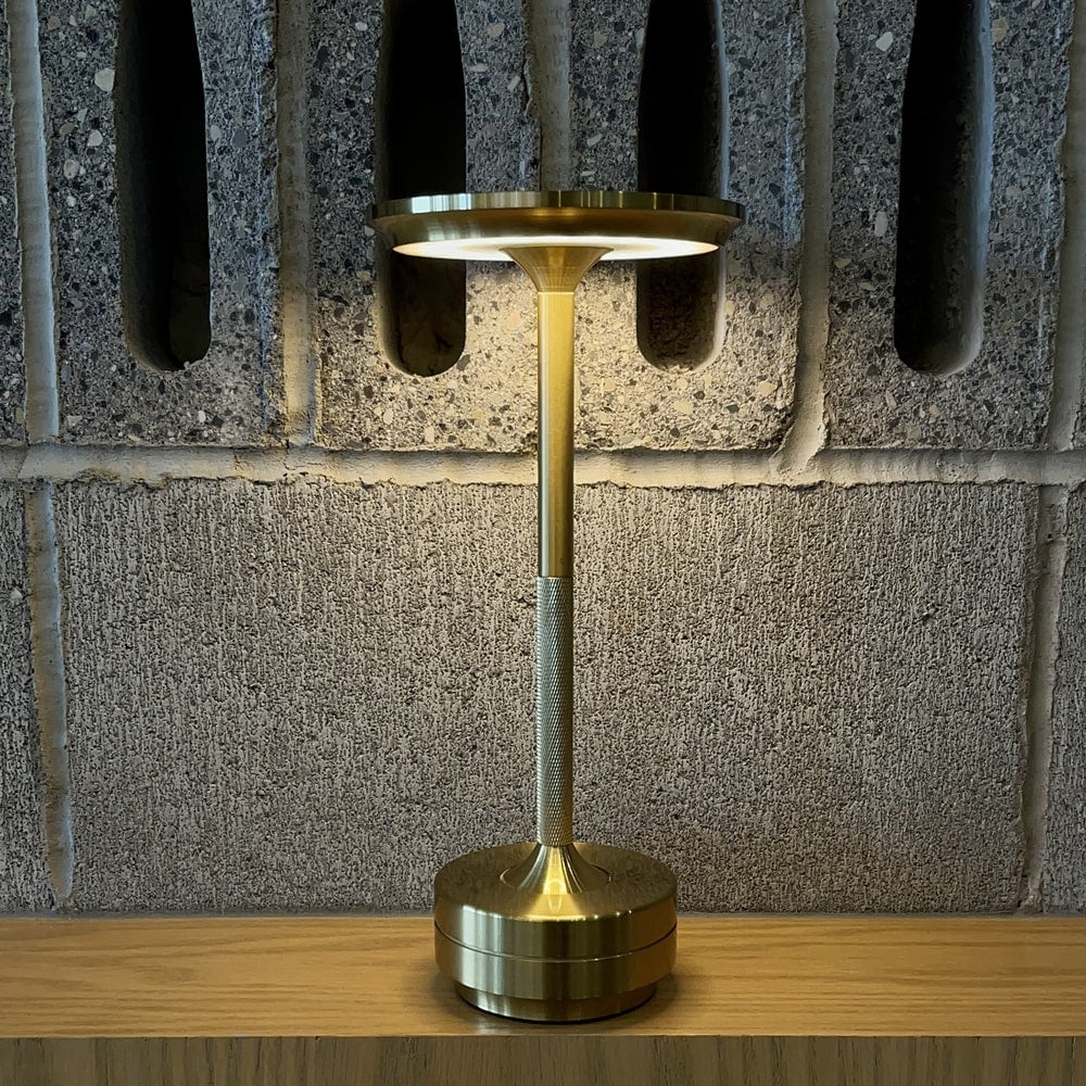 Cordless Aluminium LED Table Lamp with Touch Dimming