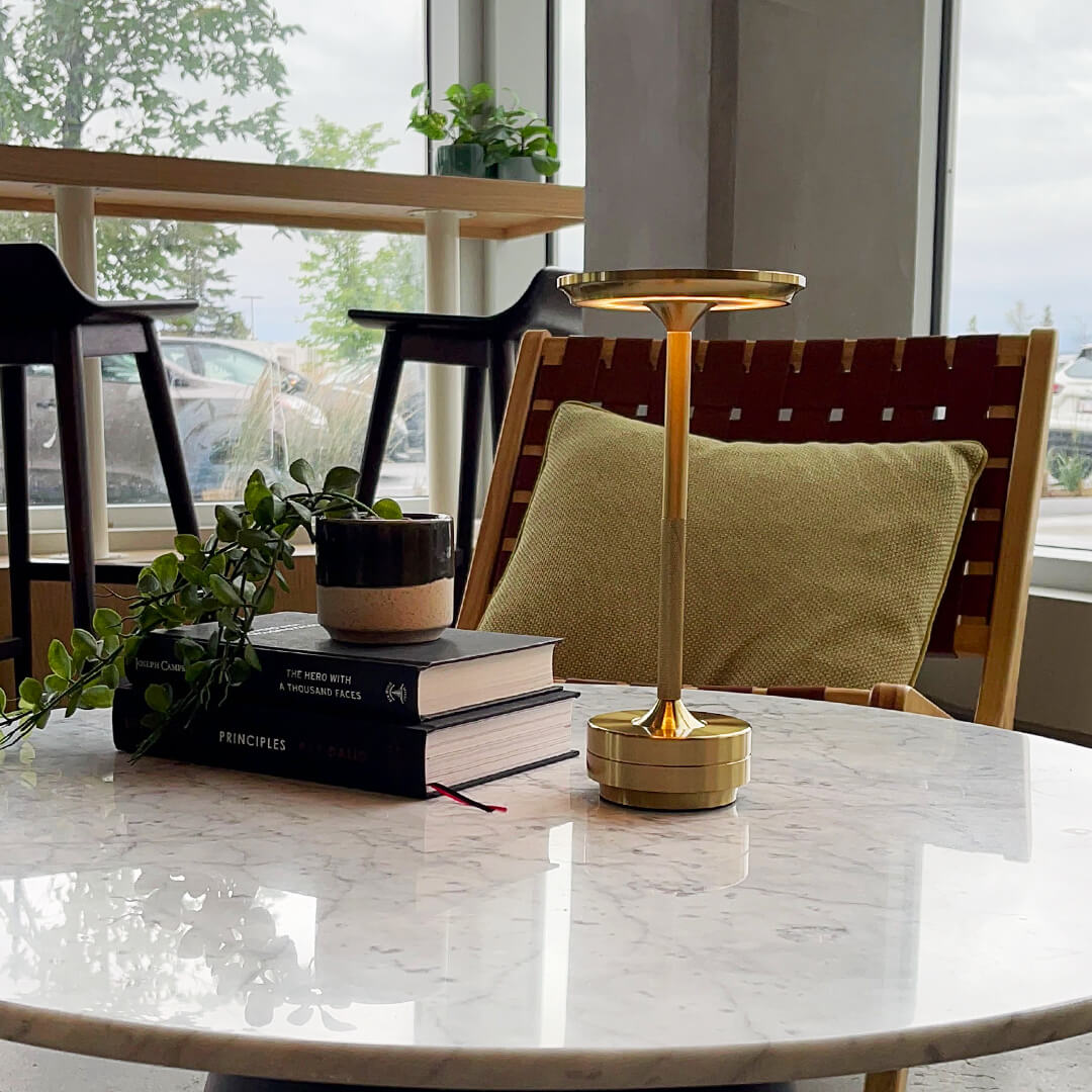 Cordless Aluminium LED Table Lamp with Touch Dimming