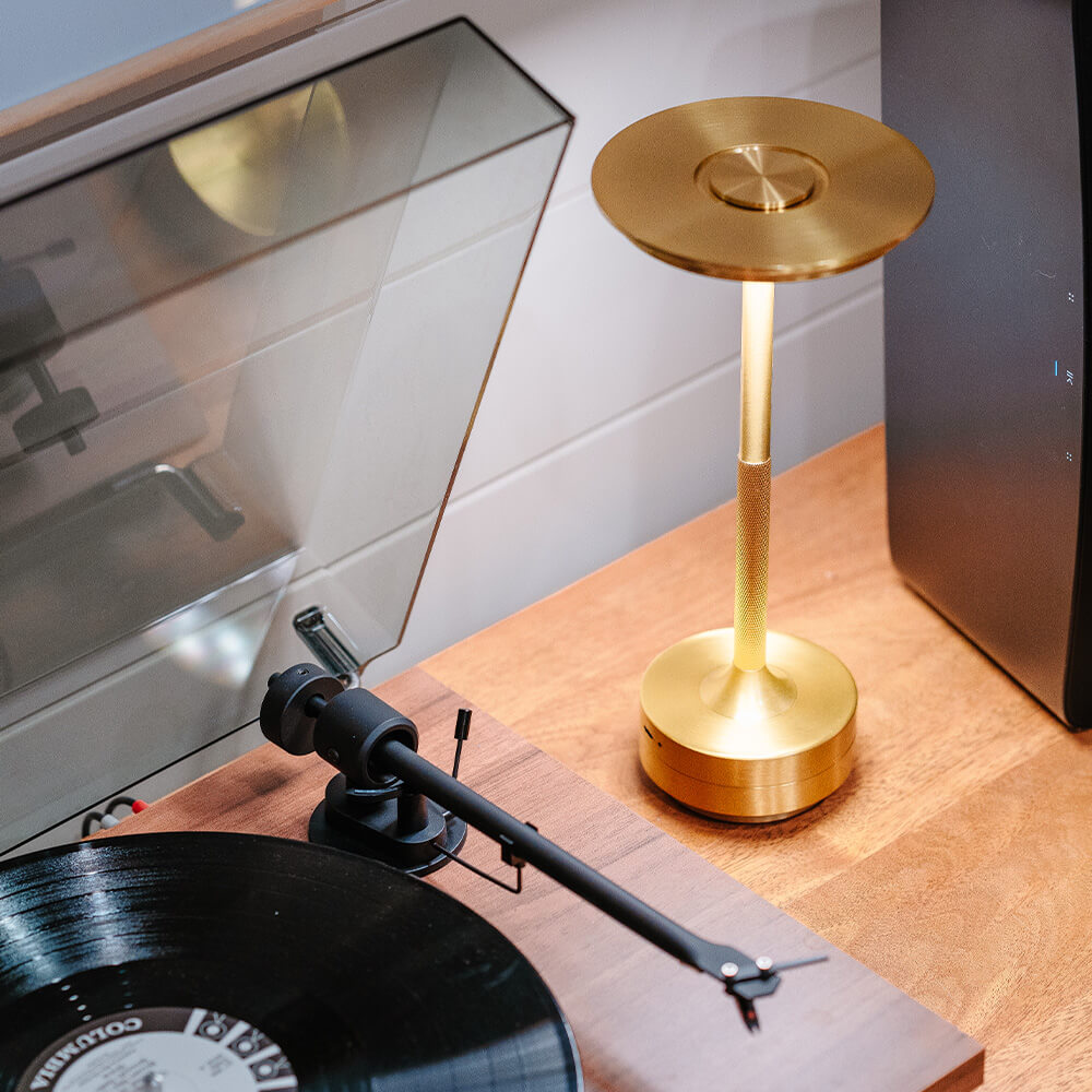 Cordless Aluminium LED Table Lamp with Touch Dimming