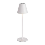 Cordless Cone Table Lamp, Touch Control LED Light in Matte Finish