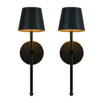 Cordless Wall Sconces, Set of 2 | Wireless Touch & Remote Control Lights