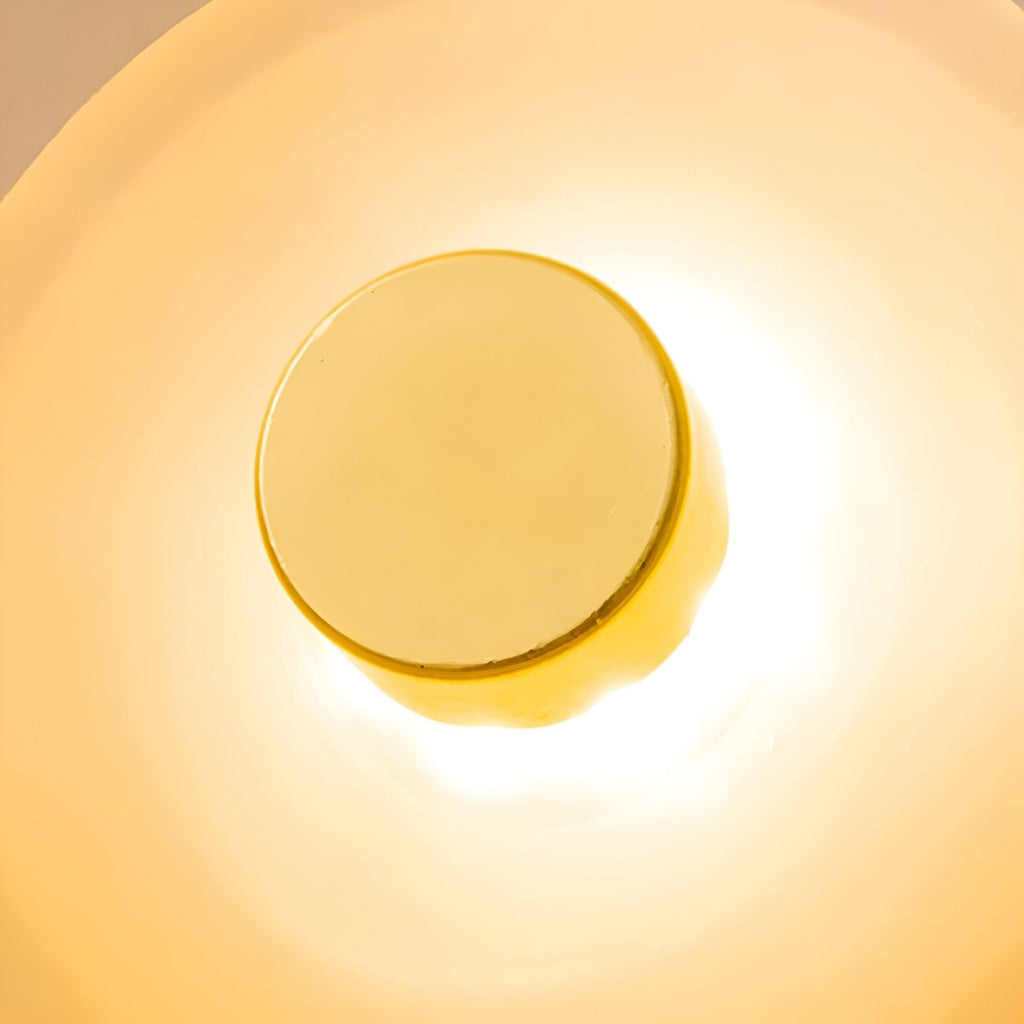 Curved Glass LED Wall Sconce - Japandi Style, 1-Light Fixture
