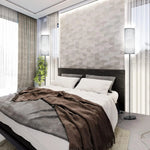 Cylindrical E27 Floor Lamp with Two-Way Light