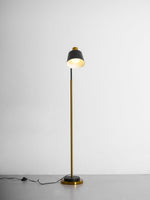 Mid Century Modern Adjustable Floor Lamp with Metal Shade