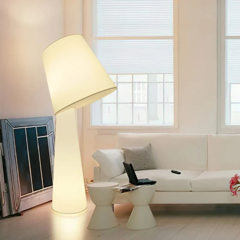 Fabric Column Floor Lamp