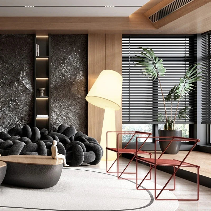 Fabric Column Floor Lamp