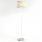 Fabric Diffuser Mesh Floor Lamp - Modern Design, 60 inches Tall