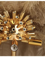 Feather Shade Floor Lamp