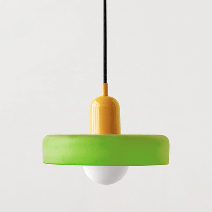 Glass Pendant Light Fixture with Vertical Stem Design13