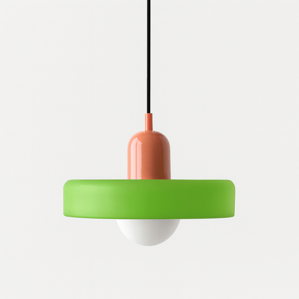 Glass Pendant Light Fixture with Vertical Stem Design15