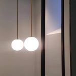 Glossy Glass LED Pendant Light