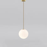 Glossy Glass LED Pendant Light