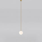 Glossy Glass LED Pendant Light