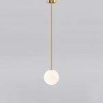 Glossy Glass LED Pendant Light