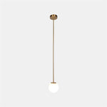 Glossy Glass LED Pendant Light
