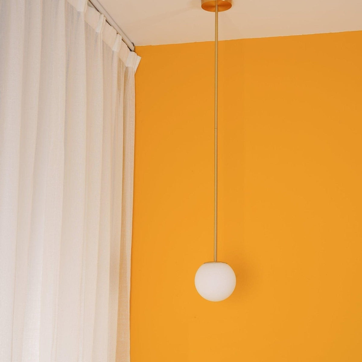 Glossy Glass LED Pendant Light