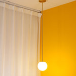 Glossy Glass LED Pendant Light