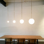 Glossy Glass LED Pendant Light