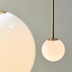Glossy Glass LED Pendant Light