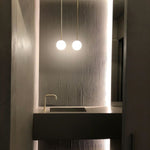 Glossy Glass LED Pendant Light