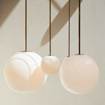 Glossy Glass LED Pendant Light