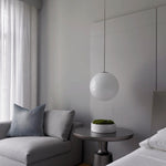 Glossy Glass LED Pendant Light