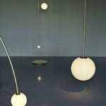 Glossy Glass LED Pendant Light