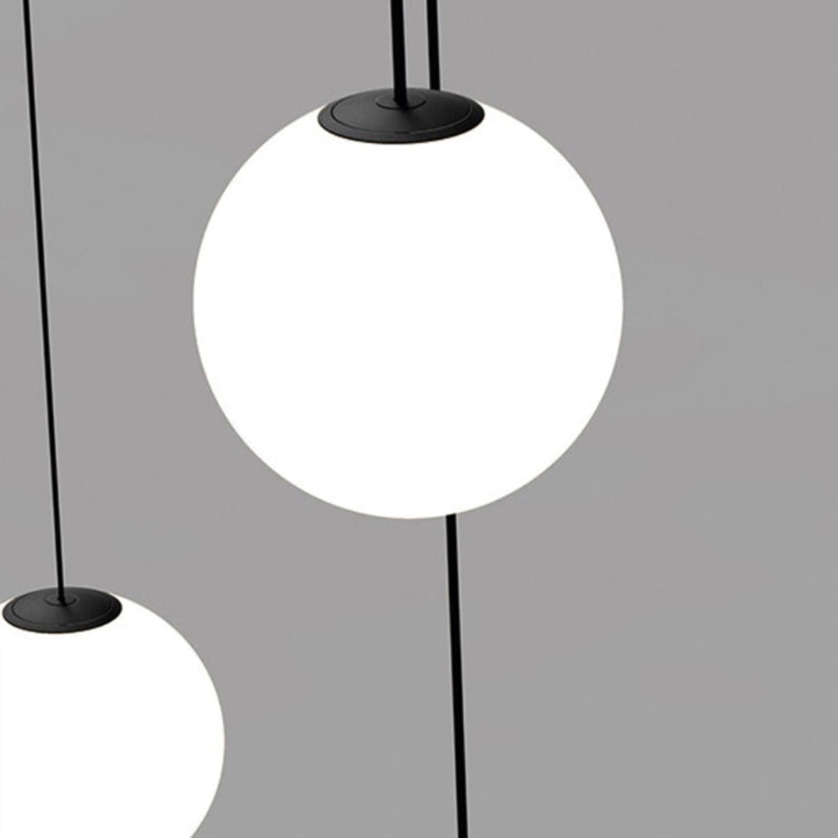 Glossy Glass LED Pendant Light