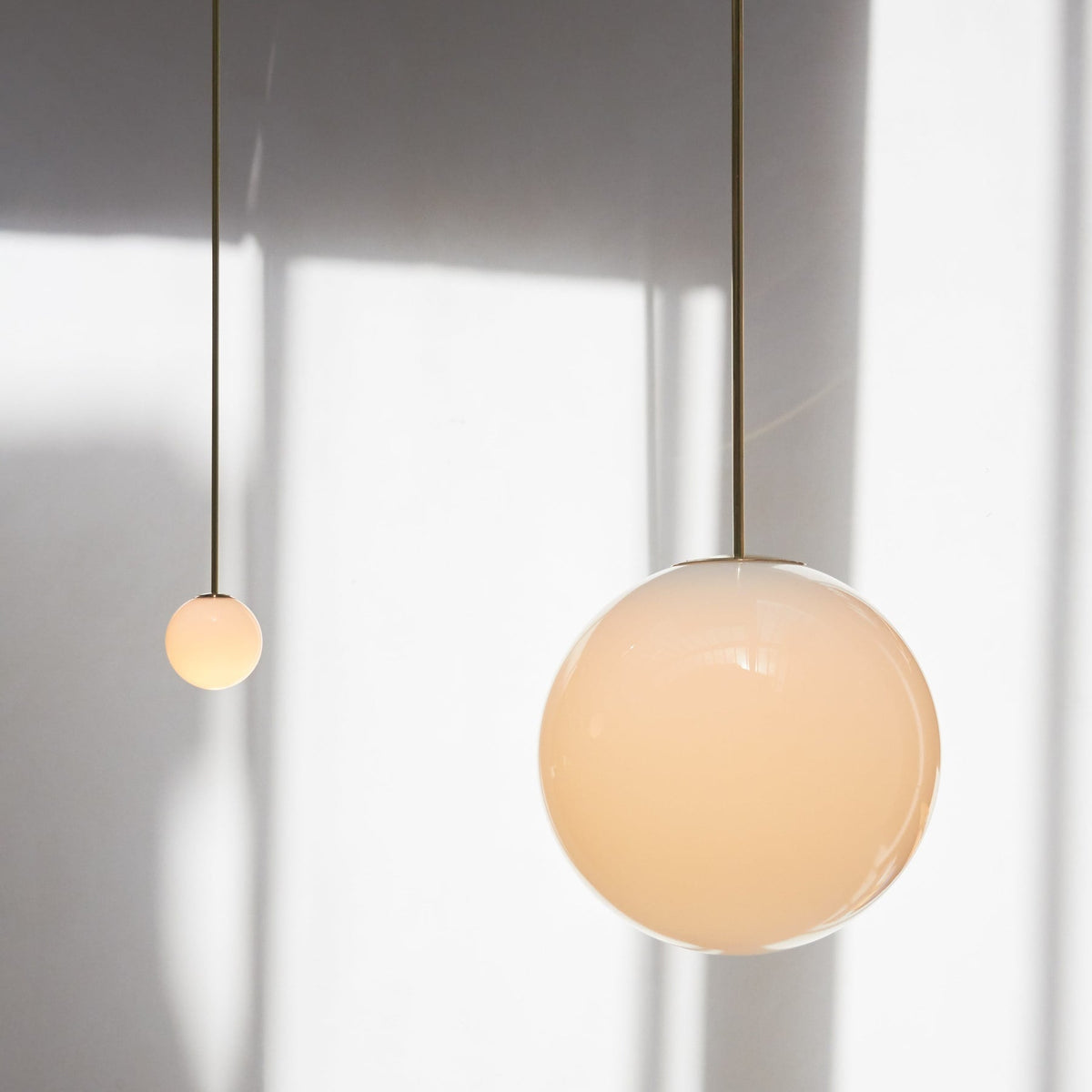 Glossy Glass LED Pendant Light