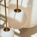 Glossy Glass LED Pendant Light