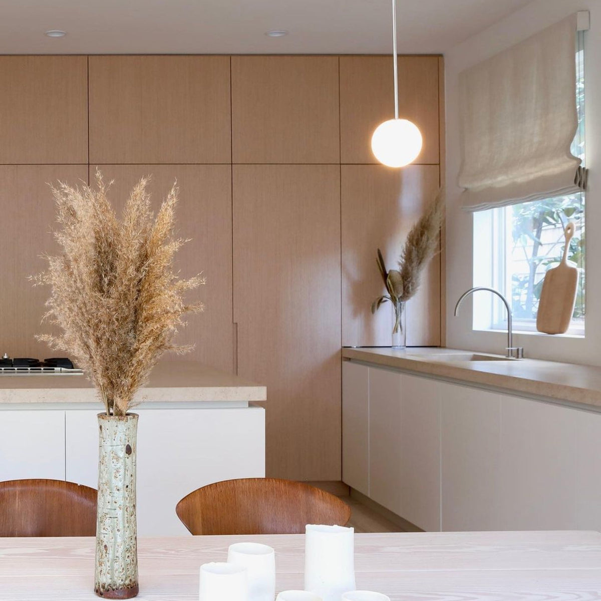 Glossy Glass LED Pendant Light