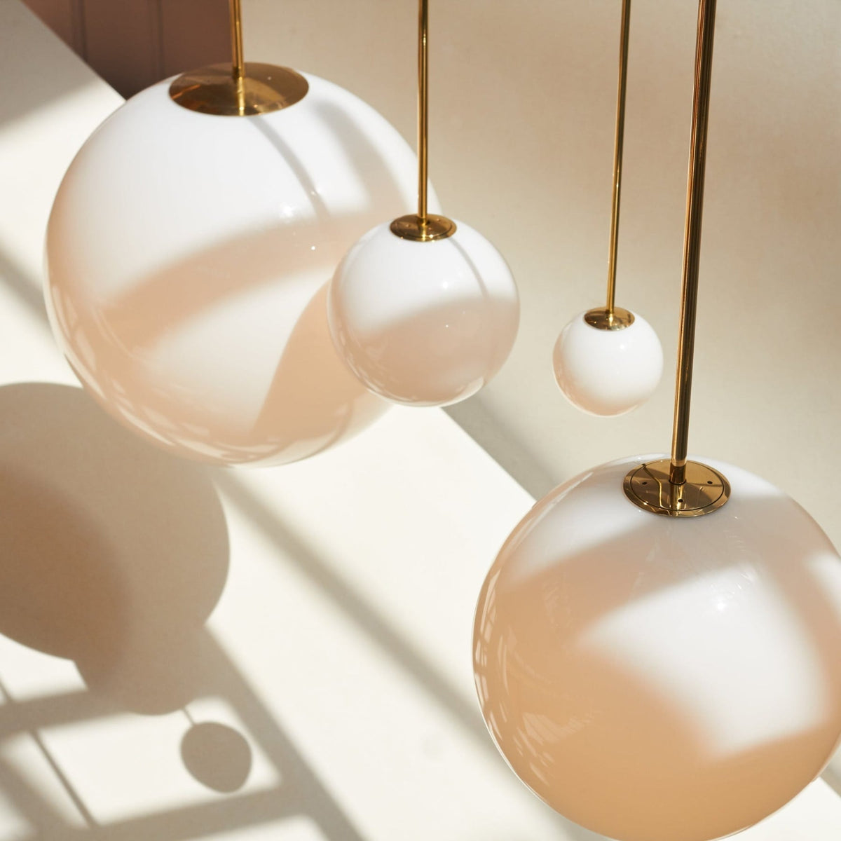 Glossy Glass LED Pendant Light