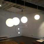 Glossy Glass LED Pendant Light