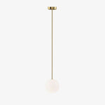 Glossy Glass LED Pendant Light