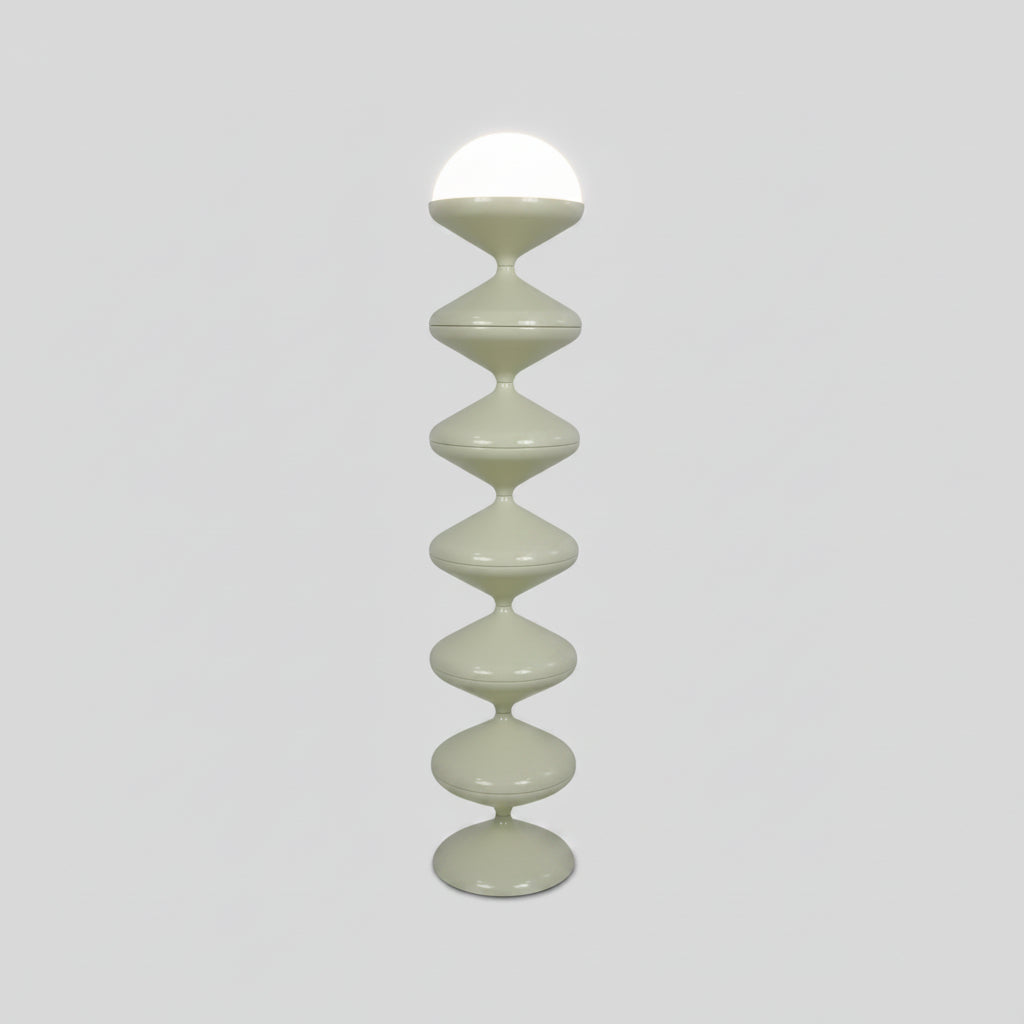 Gourd-Shaped Glass Floor Lamp