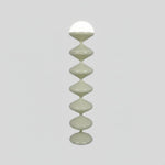 Gourd-Shaped Glass Floor Lamp