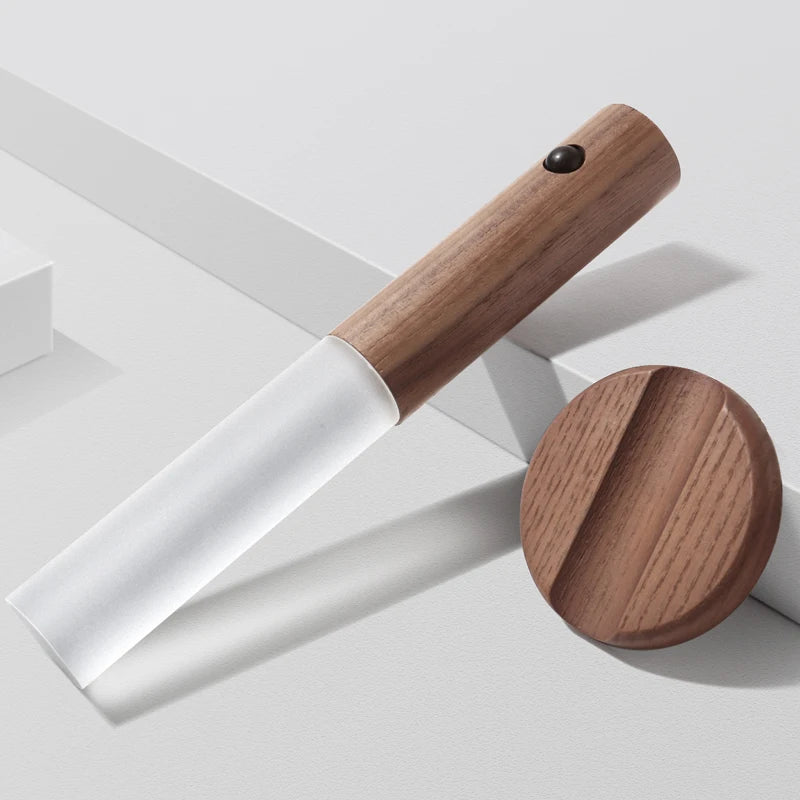 Rechargeable Motion Sensor Wall Light, Wooden LED Night Light