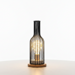 LED Table Lamp with Iron Wire Design, Modern Style, 15 inches Tall